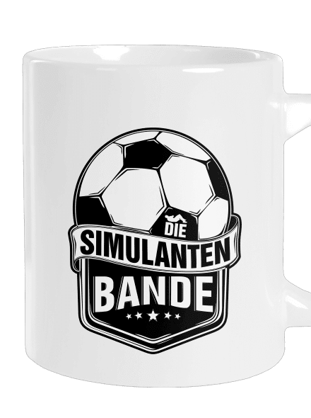 Simulanten bande velký hrnek White