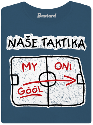 Naše taktika dámské tričko premium Petrol Blue