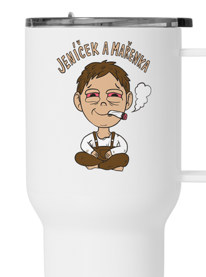 Jeníček a mařenka termohrnek White