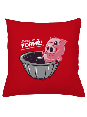 Ve formě polštář Red