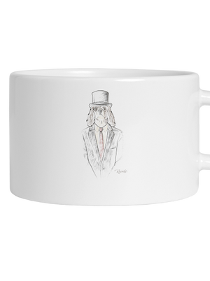 Kavalír hrnek makronka White