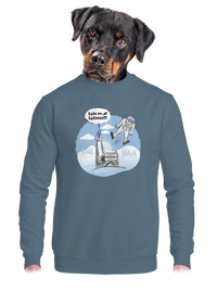 unisex mikina bez kapuce