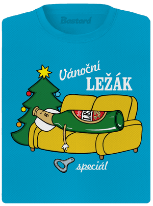 Vánoční ležák dámské sportovní tričko Blue Atol