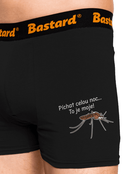 Komár s výdrží boxerky Black