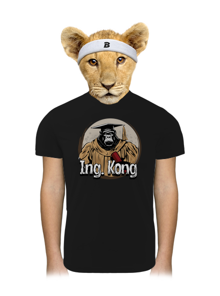 Ing. Kong dětské sportovní tričko Black