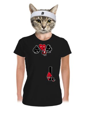 Vetřelec dámské sportovní tričko Black