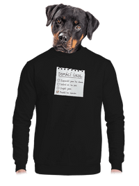 unisex mikina bez kapuce