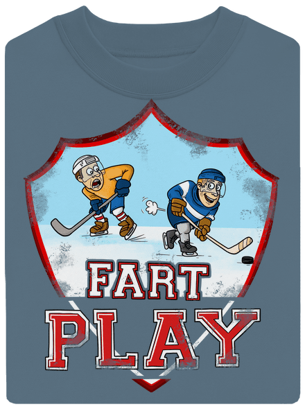 Fart Play unisex mikina bez kapuce Nordic Blue