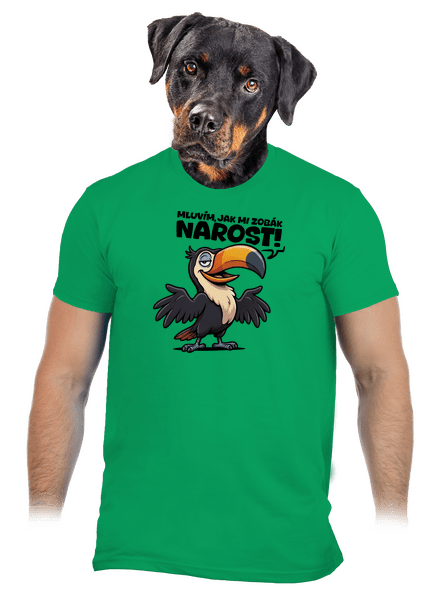 Jak mi zobák narost pánské tričko Kelly Green