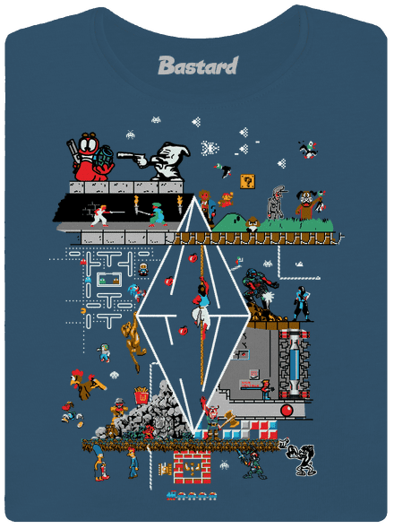 Zapaříme dámské tričko premium Petrol Blue