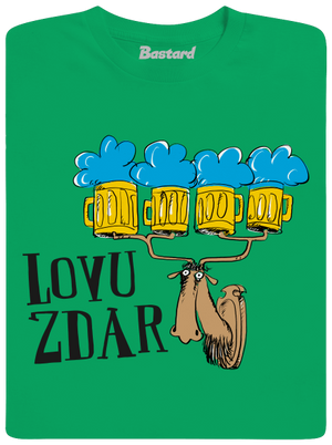 Lovu zdar dětské tričko Kelly Green