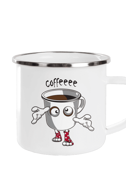 Zombie kafe plecháček White