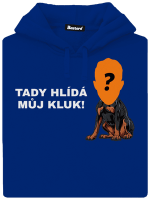 Tady hlídám já dámská mikina klokanka Royal Blue Mal