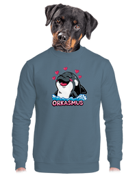 unisex mikina bez kapuce