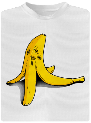 Banán zabiják dětské sportovní tričko White