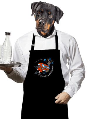 Tvrdě za vítězstvím zástěra Black