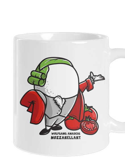 Mozzarelart klasický hrnek White
