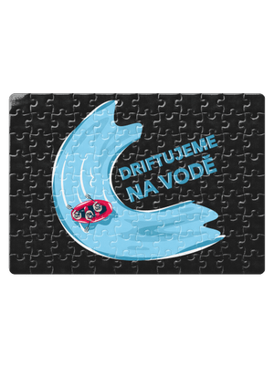 Driftujeme na vodě puzzle White