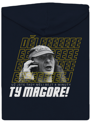 B18: Jiří Kára dámská mikina na zip Navy Mal