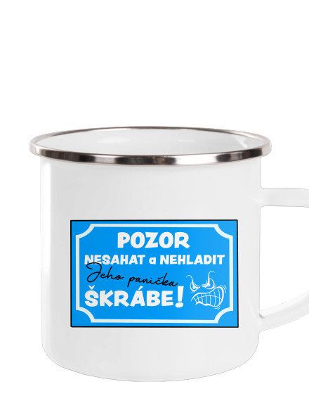 Pozor, nesahat plecháček White