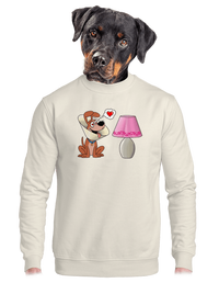 unisex mikina bez kapuce