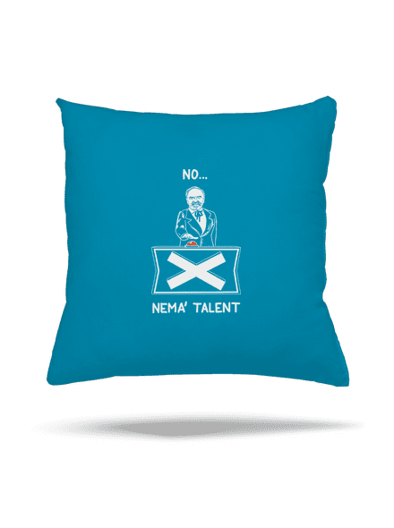 Cimrman: Nemá talent polštář Blue Turquoise