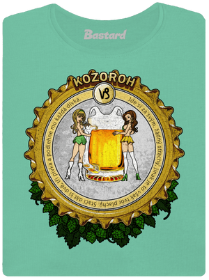 Pivní horoskop: Kozoroh dámské tričko premium Mint Mal