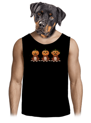 Halloween opičky pánské tílko Black