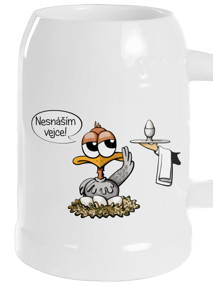 Nesnáším vejce půllitr White