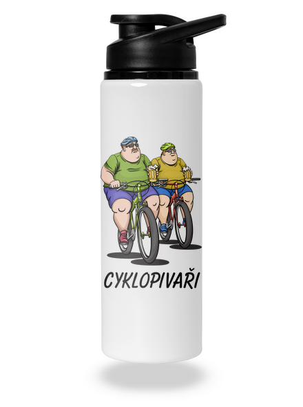 Cyklopivaři lahev na vodu White