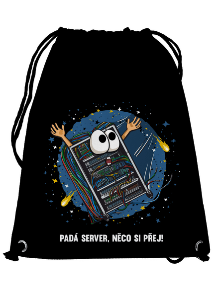 Padá server vak Black