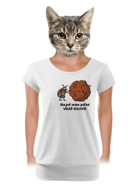 dámské tričko s lemem