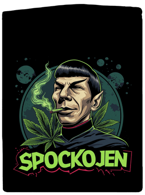 Spockojen dámská mikina na zip Black