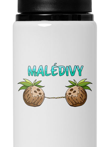 Malédivy lahev na vodu White
