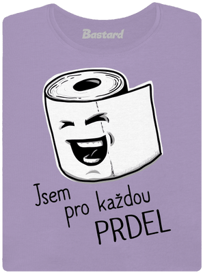 Prdel dámské tričko s lemem Lavender