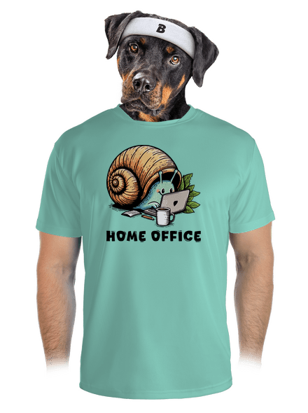 Šnekův home office pánské sportovní tričko Mint Mal