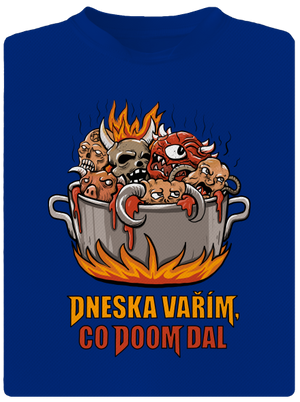 Co Doom dal pánské sportovní tričko Royal Blue Mal