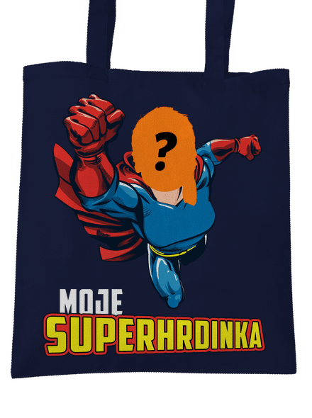 Moje superhrdinka taška French Navy