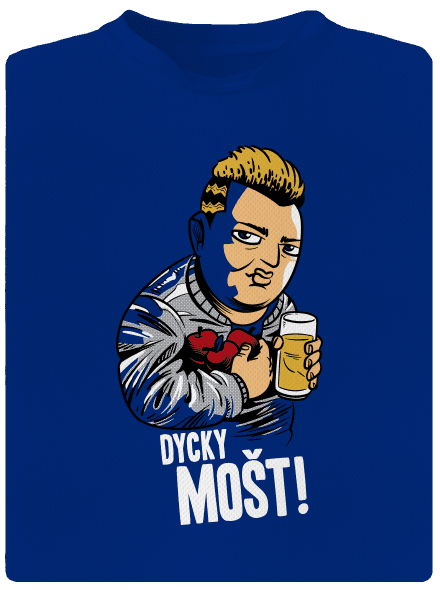 Dycky mošt pánské sportovní tričko Royal Blue Mal