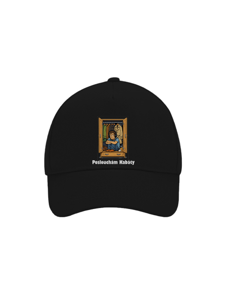 Poslouchám Kabáty kšiltovka baseballka Black
