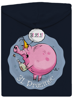 31. Prasinec dámská mikina na zip Navy Mal