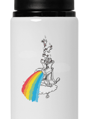 Jak vzniká duha lahev na vodu White