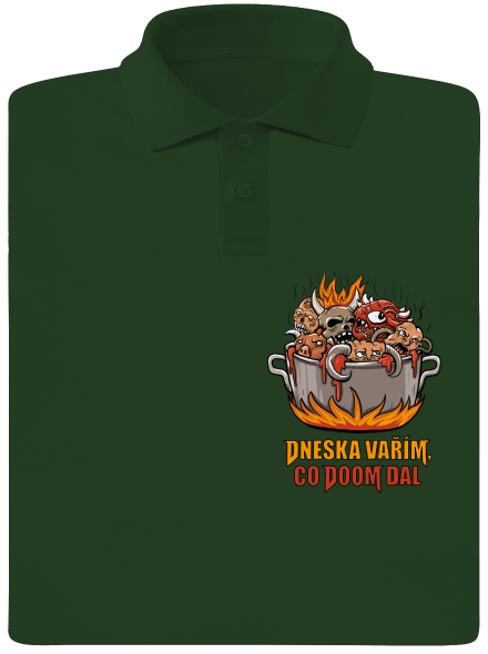 Co Doom dal pánská polokošile Bottle Green Mal