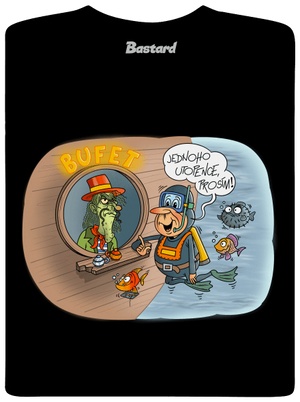 Jednoho utopence pánské dlouhý rukáv Black