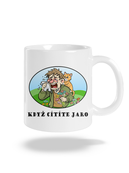 Cítíte jaro klasický hrnek White