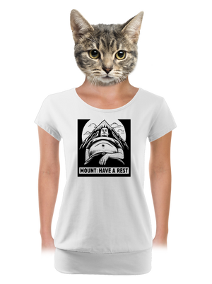 dámské tričko s lemem