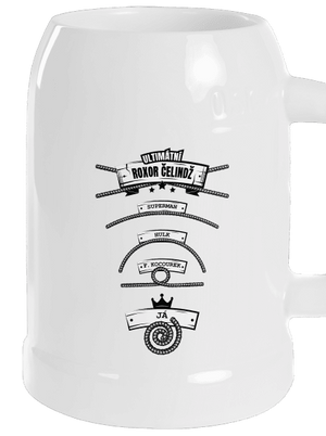 Roxor čelindž půllitr White