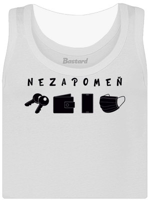 Nezapomeň dámské tílko klasické White