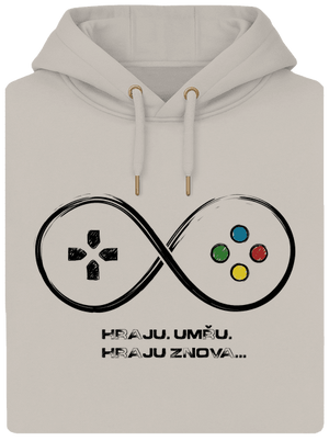 Hraju znova unisex mikina premium Pastel Macchiato