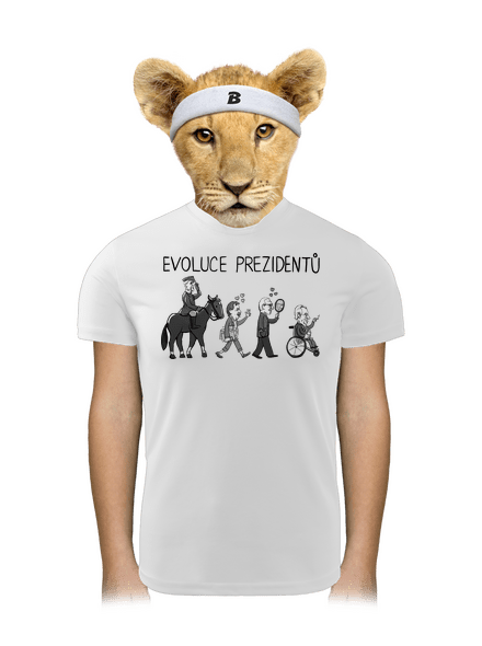 Evoluce prezidentů dětské sportovní tričko White
